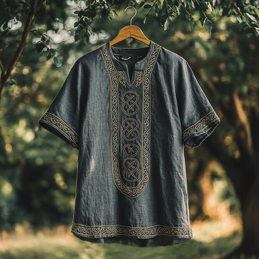 SweetChair Men's Celtic Knot Weave Shirt